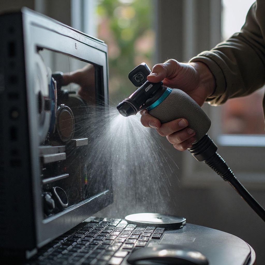 Чистка комп'ютера від пилу